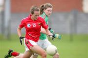 2 August 2009;  Marie O'Sulivan, Cork, in action against Grace Kelly , Mayo. All-Ireland Minor A Championship Final, Cork v Mayo, Wolfe Tones GAA Club, Shannon, Co. Clare. Picture credit: Kieran Clancy / SPORTSFILE