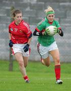 2 August 2009; Ciara McManamon, Mayo, in action against Emma Forde, Cork. All-Ireland Minor A Championship Final, Cork v Mayo, Wolfe Tones GAA Club, Shannon, Co. Clare. Picture credit: Kieran Clancy / SPORTSFILE