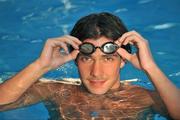 27 July 2009; Ireland's Conor Leaney, from Ballynure, Co. Antrim. FINA World Swimming Championships Rome 2009, Holiday Inn, Rome West, Via Aurelia, Rome, Italy. Picture credit: Brian Lawless / SPORTSFILE