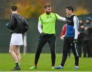 14 November 2015; Ireland's Aidan O'Shea, centre, and Diarmuid Connolly, right, during squad training. Ireland Squad EirGrid International Rules Training. Carton House, Maynooth, Co. Kildare. Picture credit: Ramsey Cardy / SPORTSFILE