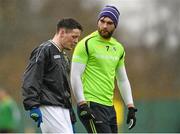 14 November 2015; Ireland's Aidan O'Shea, right, and Conor McManus during squad training. Ireland Squad EirGrid International Rules Training. Carton House, Maynooth, Co. Kildare. Picture credit: Ramsey Cardy / SPORTSFILE