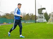 14 November 2015; Ireland's Diarmuid Connolly arrives for squad training. Ireland Squad EirGrid International Rules Training. Carton House, Maynooth, Co. Kildare. Picture credit: Ramsey Cardy / SPORTSFILE