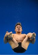 14 November 2015; Tom Daley, Dive London, during the Junior and Senior Men's Platform event. Irish Open Diving Championships Day 2. National Aquatics Centre, Blanchardstown, Dublin. Photo by Sportsfile