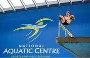 14 November 2015; Tom Daley, Dive London, during the Junior and Senior Men's Platform event. Irish Open Diving Championships Day 2. National Aquatics Centre, Blanchardstown, Dublin. Photo by Sportsfile