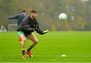 14 November 2015; Ireland's Eoin Cadogan in action during squad training. Ireland Squad EirGrid International Rules Training. Carton House, Maynooth, Co. Kildare. Picture credit: Ramsey Cardy / SPORTSFILE