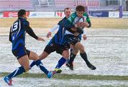 14 November 2015; Connacht's AJ MacGinty makes a break through the Enisei-STM defence. European Rugby Challenge Cup, Pool 1, Round 1, Enisei-STM v Connacht Rugby. Central Stadium, Krasnoyarsk, Russia. Picture credit: Denis Prikhodko / SPORTSFILE