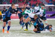 14 November 2015; Connacht's Peter Robb attempts to break through the Enisei-STM defence. European Rugby Challenge Cup, Pool 1, Round 1, Enisei-STM v Connacht Rugby. Central Stadium, Krasnoyarsk, Russia. Picture credit: Denis Prikhodko / SPORTSFILE