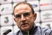 15 November 2015; Republic of Ireland manager Martin O'Neill during a press conference. National Sports Campus, Abbotstown, Co. Dublin. Picture credit: David Maher / SPORTSFILE