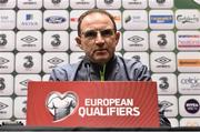 15 November 2015; Republic of Ireland manager Martin O'Neill during a press conference. National Sports Campus, Abbotstown, Co. Dublin. Picture credit: David Maher / SPORTSFILE