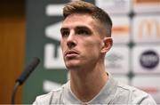 15 November 2015; Republic of Ireland's Ciaran Clark during a press conference. National Sports Campus, Abbotstown, Co. Dublin. Picture credit: David Maher / SPORTSFILE