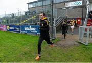 15 November 2015; Jamie Clarke, Crossmaglen Rangers, runs out for the game after joining the squad recently after being abroad for a number of months. AIB Ulster GAA Senior Club Football Championship, Semi-Final, Kilcoo v Crossmaglen Rangers. Páirc Esler, Newry, Co. Down. Picture credit: Oliver McVeigh / SPORTSFILE