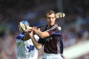 26 July 2009; Joe Gantley of Galway in action against Declan Prendergast of Waterford during the GAA All-Ireland Senior Hurling Championship Quarter-Final match between Galway and Waterford at Semple Stadium, Thurles, Co. Tipperary. Photo by Ray McManus/Sportsfile