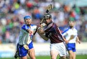 26 July 2009; Aongus Callanan, Galway, in action against Declan Prendergast, Waterford. GAA All-Ireland Senior Hurling Championship Quarter-Final, Galway v Waterford, Semple Stadium, Thurles, Co. Tipperary. Picture credit: Ray McManus / SPORTSFILE