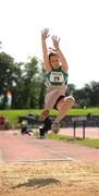 1 August 2009; Nicola Power, Ferrybank A.C., jumping 5.59m during the Women's Long Jump Final. Woodie's DIY / AAI National Senior Track & Field Championships - Saturday. Morton Stadium, Santry, Dublin. Picture credit: Stephen McCarthy / SPORTSFILE