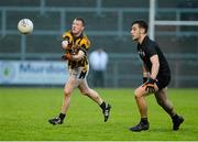 15 November 2015; Michael McNamee, Crossmaglen Rangers, in action against James McClean,  Kilcoo. AIB Ulster GAA Senior Club Football Championship, Semi-Final, Kilcoo v Crossmaglen Rangers. Páirc Esler, Newry, Co. Down. Picture credit: Oliver McVeigh / SPORTSFILE