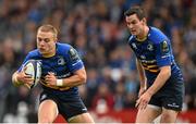 15 November 2015; Leinster's Ian Madigan, left, and Jonathan Sexton. European Rugby Champions Cup, Pool 5, Round 1, Leinster v Wasps. RDS, Ballsbridge, Dublin. Picture credit: Ramsey Cardy / SPORTSFILE