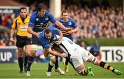 15 November 2015; Dave Kearney, Leinster, is tackled by Sam Jones, Wasps. European Rugby Champions Cup, Pool 5, Round 1, Leinster v Wasps. RDS, Ballsbridge, Dublin. Picture credit: Stephen McCarthy / SPORTSFILE