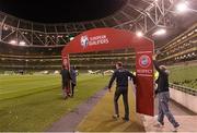 16 November 2015; Preparations ahead of the UEFA EURO 2016 Championship Qualifier, Play-off, 2nd Leg, clash between the Republic of Ireland and Bosnia and Herzegovina. Aviva Stadium, Lansdowne Road, Dublin. Picture credit: David Maher / SPORTSFILE