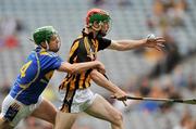 9 August 2009; Canice Maher, Kilkenny, in action against Andrew Ryan, Tipperary. ESB GAA All-Ireland Minor Hurling Championship Semi-Final, Kilkenny v Tipperary, Croke Park, Dublin. Picture credit: David Maher / SPORTSFILE
