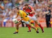 9 August 2009; Seamus Kenny, Meath, in action against Andy Moran, Mayo. GAA Football All-Ireland Senior Championship Quarter-Final, Meath v Mayo, Croke Park, Dublin. Picture credit: Stephen McCarthy / SPORTSFILE