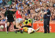 9 August 2009; Mayo manager John O'Mahony watches on during the game. GAA Football All-Ireland Senior Championship Quarter-Final, Meath v Mayo, Croke Park, Dublin. Picture credit: Stephen McCarthy / SPORTSFILE