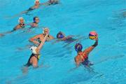 29 July 2009; A general view of the action. FINA World Swimming Championships Rome 2009, Australia v Spain, Women's Waterpolo, Semi-Final, Foro Italico, Rome, Italy. Picture credit: Brian Lawless / SPORTSFILE