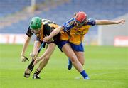 8 August 2009; Denise Gaule, Kilkenny, in action against Chloe Morey, Clare. All-Ireland Camogie Minor A Championship Final, Kilkenny v Clare, Semple Stadium, Thurles, Co. Tipperary. Picture credit: Matt Browne / SPORTSFILE