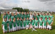 8 August 2009; The Meath squad celebrate with the cup. All-Ireland Ladies Football U16A Championship, Donegal v Meath, Tarmonbarry, Co. Longford. Picture credit: SPORTSFILE