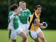8 August 2009; Tanya Kennedy, Donegal, in action against Megan O'Brien, Meath. All-Ireland Ladies Football U16A Championship, Donegal v Meath, Tarmonbarry, Co. Longford. Picture credit: SPORTSFILE