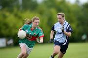 8 August 2009; Aileen Gilroy, Mayo, in action against Jessic Wall, Dublin. All-Ireland Ladies Football U16A Shield Final, Dublin v Mayo, Tarmonbarry, Co. Longford. Picture credit: SPORTSFILE