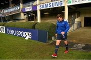 15 November 2015; Jordi Murphy, Leinster, ahead of the game. European Rugby Champions Cup, Pool 5, Round 1, Leinster v Wasps. RDS, Ballsbridge, Dublin. Picture credit: Ramsey Cardy / SPORTSFILE