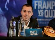 18 November 2015; Scott Quigg, WBA Champion, during an IBF and WBA World Super Bantamweight unification clash press conference. Europa Hotel, Belfast, Co. Antrim. Picture credit: Oliver McVeigh / SPORTSFILE