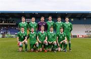 24 March 2016; The Republic of Ireland team. UEFA U21 Championship Qualifier, Republic of Ireland v Italy. RSC, Waterford. Picture credit: Matt Browne / SPORTSFILE