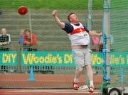 2 August 2009; Sean Breathnach, Galway City Harriers AC, in action during Men's Discus competition at the Woodie's DIY / AAI National Senior Track & Field Championships. Morton Stadium, Santry, Dublin. Picture credit: Pat Murphy / SPORTSFILE
