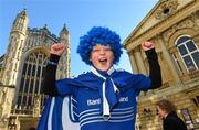 21 November 2015; Leinster supporter Keith  Byrne, from Rathfarnham, Dublin, outside Bath Abbey ahead of the game. European Rugby Champions Cup, Pool 5, Round 2, Bath v Leinster. Bath, England. Picture credit: Stephen McCarthy / SPORTSFILE
