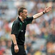 9 August 2009; Referee Joe McQuillan. GAA Football All-Ireland Senior Championship Quarter-Final, Meath v Mayo, Croke Park, Dublin. Picture credit: Ray McManus / SPORTSFILE