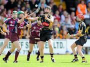 15 August 2009; Elaine Aylward, Kilkenny, in action against Therese Maher, Galway. Gala All-Ireland Senior Camogie Championship Semi-Final, Kilkenny v Galway, Nowlan Park, Kilkenny. Picture credit: Matt Browne / SPORTSFILE