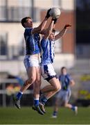 22 November 2015; John Heslin, St Loman's, in action against Darragh Nelson, Ballyboden St Enda's. AIB Leinster GAA Senior Club Football Championship Semi-Final, St Loman's v Ballyboden St Enda's. Cusack Park, Mullingar, Co. Westmeath. Picture credit: Seb Daly / SPORTSFILE