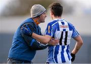 22 November 2015; Ballyboden St Enda's manager Andy McEntee, gives instructions to Com Basquel during the match. AIB Leinster GAA Senior Club Football Championship Semi-Final, St Loman's v Ballyboden St Enda's. Cusack Park, Mullingar, Co. Westmeath. Picture credit: Seb Daly / SPORTSFILE