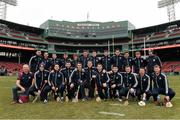 22 November 2015; The Galway squad pictured in Fenway Park ahead of the game. AIG Fenway Hurling Classic, Dublin v Galway. Fenway Park, Boston, MA, USA. Picture credit: Ray McManus / SPORTSFILE