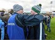 22 November 2015; Na Piarsaigh manager Shane O'Neill celebrates with Kevin Downes after victory over Ballygunner. AIB Munster GAA Senior Club Hurling Championship Final, Ballygunner v Na Piarsaigh. Semple Stadium, Thurles, Co. Tipperary. Picture credit: Diarmuid Greene / SPORTSFILE
