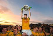 22 November 2015; South Kerry captain Bryan Sheehan and team-mates celebrate with the Bishop Moynihan Cup. Kerry County Senior Football Championship Final Replay, South Kerry v Killarney Legion. Fitzgerald Stadium, Killarney, Co. Kerry. Picture credit: Stephen McCarthy / SPORTSFILE