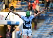 22 November 2015; Shane Dowling, Na Piarsaigh, celebrates at the final whistle after victory over Ballygunner. AIB Munster GAA Senior Club Hurling Championship Final, Ballygunner v Na Piarsaigh. Semple Stadium, Thurles, Co. Tipperary. Picture credit: Diarmuid Greene / SPORTSFILE