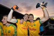 22 November 2015; South Kerry's Aidan Walsh, left, and Paul O'Donoghue celebrate following their victory. Kerry County Senior Football Championship Final Replay, South Kerry v Killarney Legion. Fitzgerald Stadium, Killarney, Co. Kerry. Picture credit: Stephen McCarthy / SPORTSFILE