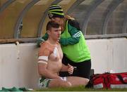 22 November 2015; James O’Donoghue, Killarney Legion, has a shoulder injury attended to. Kerry County Senior Football Championship Final Replay, South Kerry v Killarney Legion. Fitzgerald Stadium, Killarney, Co. Kerry. Picture credit: Stephen McCarthy / SPORTSFILE