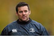 23 November 2015; Leinster scrum coach John Fogarty arrives for squad training. Leinster Rugby Squad Training. Rosemount, UCD, Belfield, Dublin. Picture credit: Ramsey Cardy / SPORTSFILE