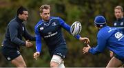 23 November 2015; Leinster's Jamie Heaslip, centre, Cian Kelleher, left, and Ian Madigan in action during squad training. Leinster Rugby Squad Training. Rosemount, UCD, Belfield, Dublin. Picture credit: Ramsey Cardy / SPORTSFILE