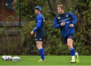 23 November 2015; Leinster's Luke Fitzgerald, right, and Eoin Reddan during squad training. Leinster Rugby Squad Training. Rosemount, UCD, Belfield, Dublin. Picture credit: Ramsey Cardy / SPORTSFILE