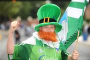 16 August 2009; Declan Keane, from Adare, Co. Limerick, on his way to the game. GAA Hurling All-Ireland Senior Championship Semi-Final, Tipperary v Limerick, Croke Park, Dublin. Picture credit: Stephen McCarthy / SPORTSFILE