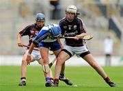 16 August 2009; Paudie Mahony, Waterford, in action against Domhnaill Fox, right, and Jason Grealish, Galway. ESB GAA Hurling All-Ireland Minor Championship Semi-Final, Waterford v Galway, Croke Park, Dublin. Picture credit: Pat Murphy / SPORTSFILE